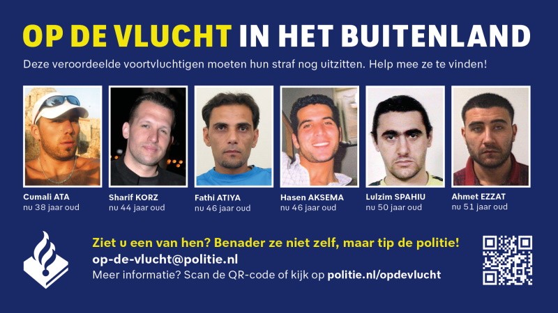 Politie Toont Foto's Van Gevluchte Criminelen Op Luchthavens | Hart Van ...