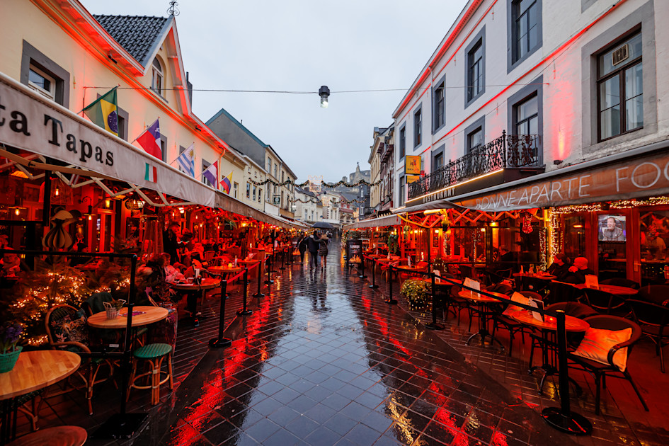 Winkels, restaurants en kroegen in Valkenburg zijn vrijdag gewoon open Hart van Nederland