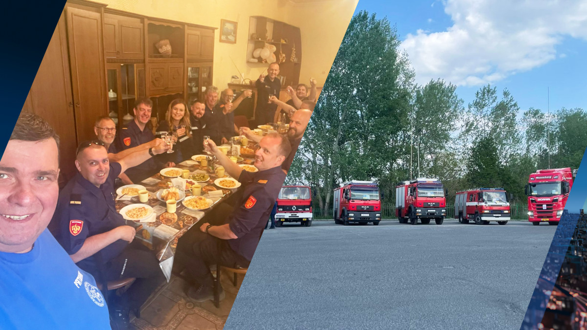 Jan en zijn maten brachten zeven brandweerwagens naar Oekraïne
