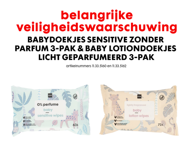 Dwingend Pijler lading Hema-babydoekjes met bacterie in omloop; warenhuis roept klanten op doekjes  terug te brengen | Hart van Nederland