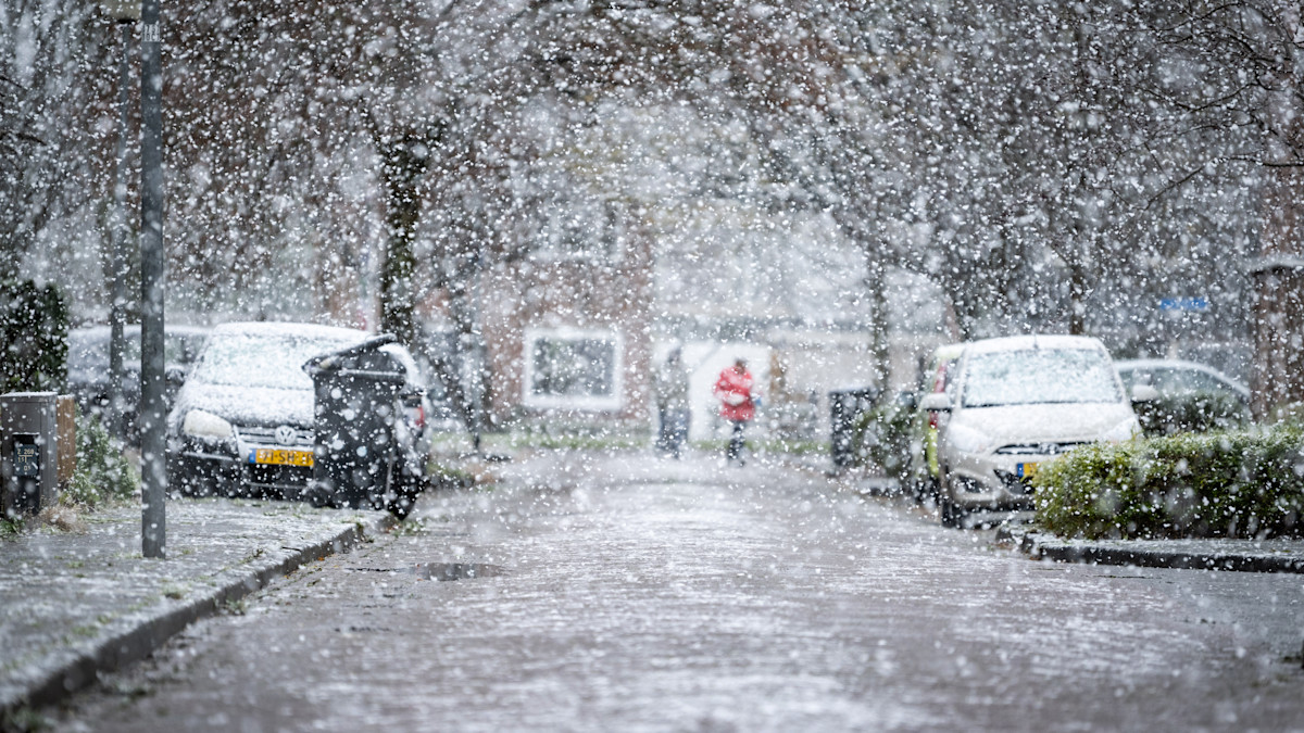 Toch nog een beetje winter: op deze plekken in Nederland sneeuwt het