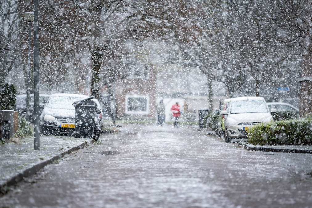 Toch nog een beetje winter: op deze plekken in Nederland sneeuwt het