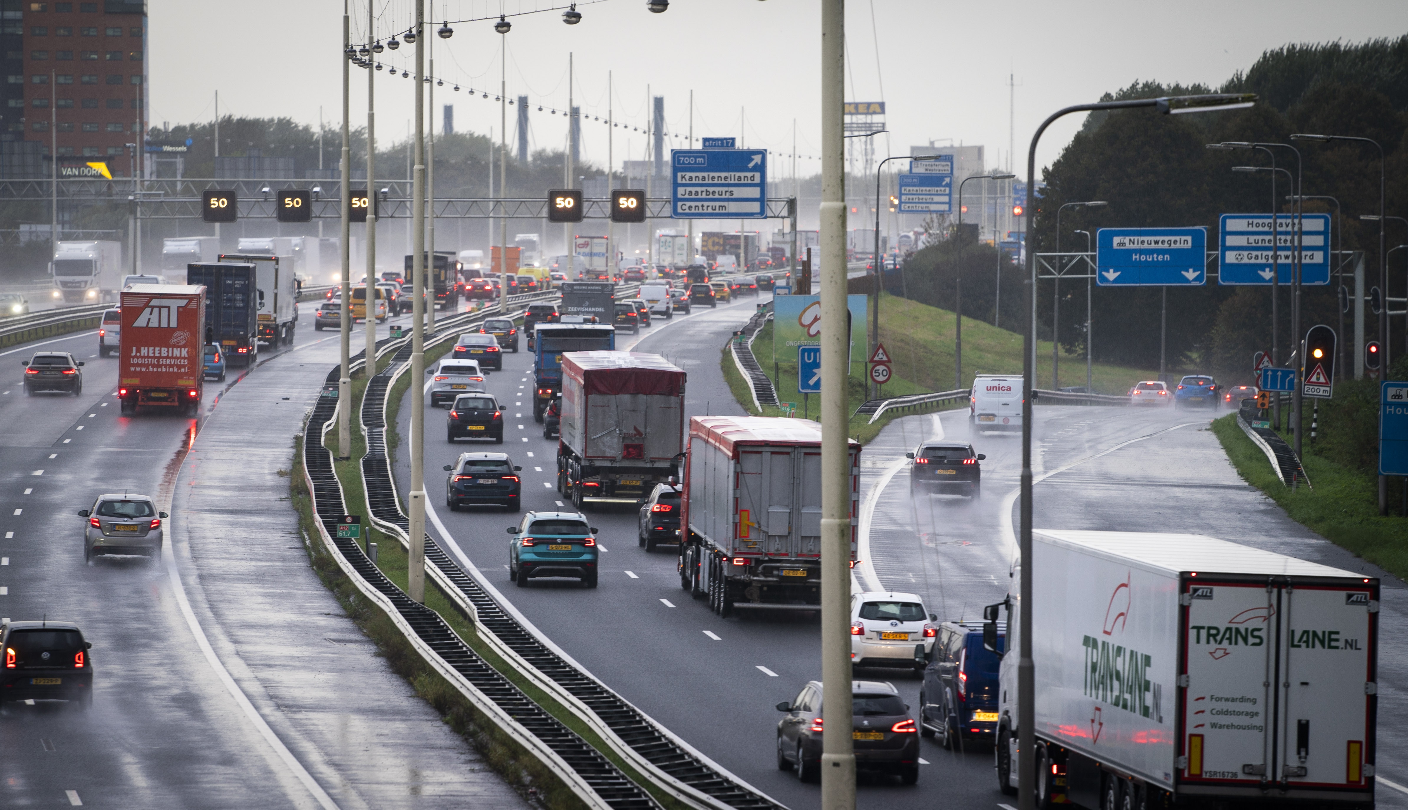 Drukste Ochtendspits Van Het Jaar: 'Door Het Ontzettend Slechte Weer ...