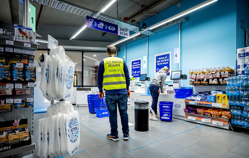 Alle winkels van Action vandaag weer open: 'Veel mensen met kleinere