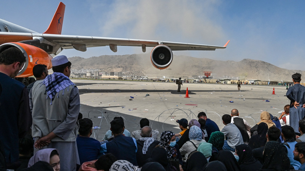 Vliegveld Kabul Afghanistan