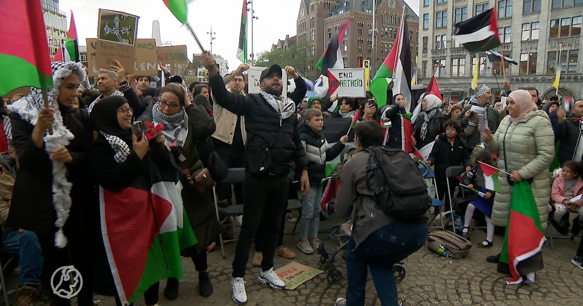 In totaal 15.000 demonstranten voor Palestijnen op Dam, drie aanhoudingen Hart van Nederland In totaal 15.000 demonstranten voor Palestijnen op Dam, drie aanhoudingen Hart van Nederland
