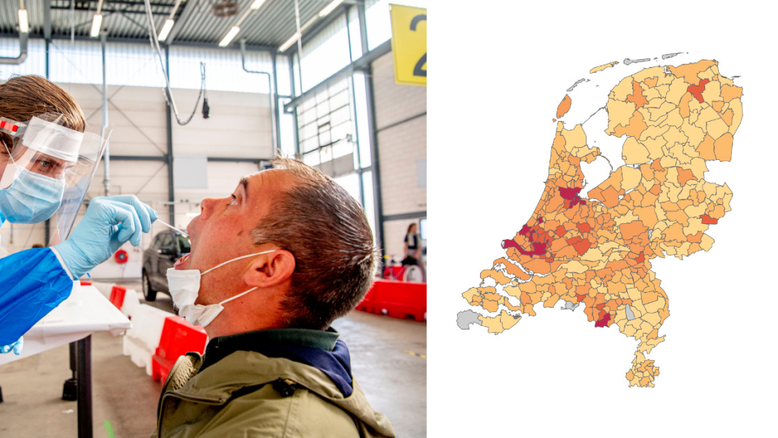 Zoveel Nieuwe Coronabesmettingen Kwamen Erbij In Jouw Gemeente Hart Van Nederland