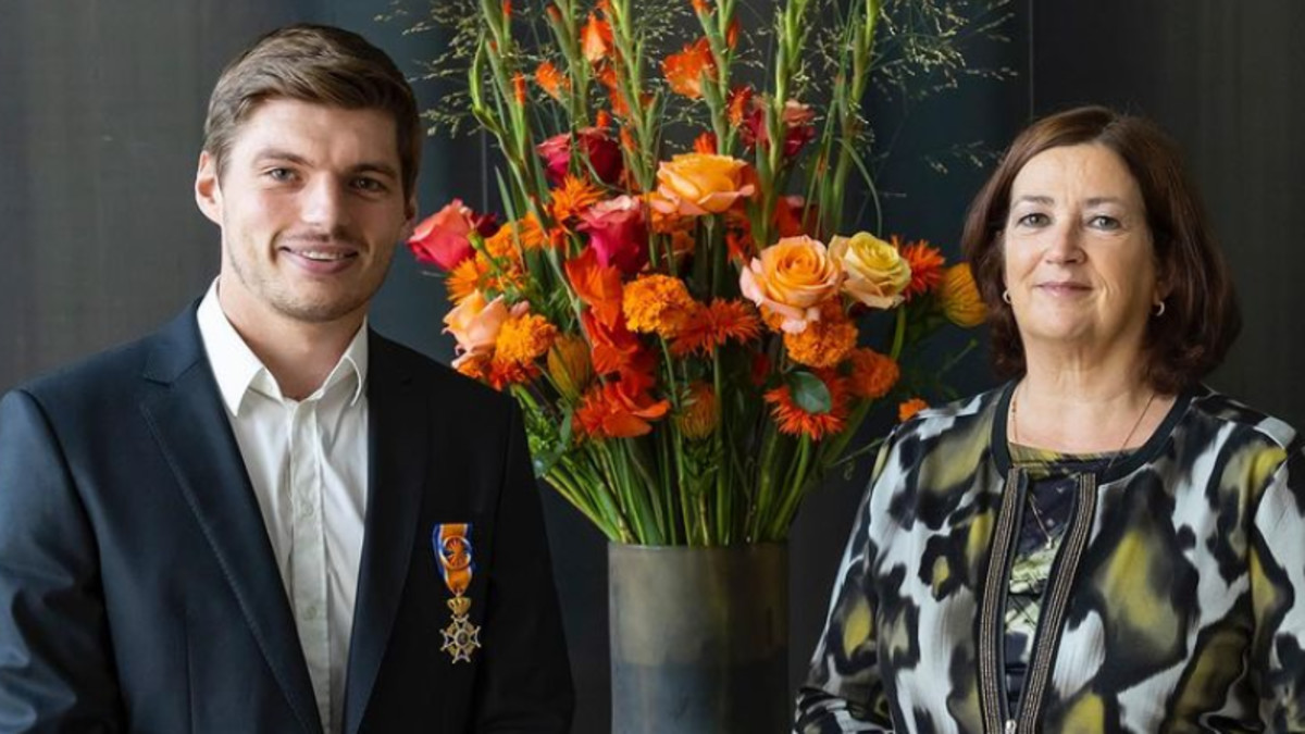 Max Verstappen benoemd tot Officier in de Orde van Oranje-Nassau
