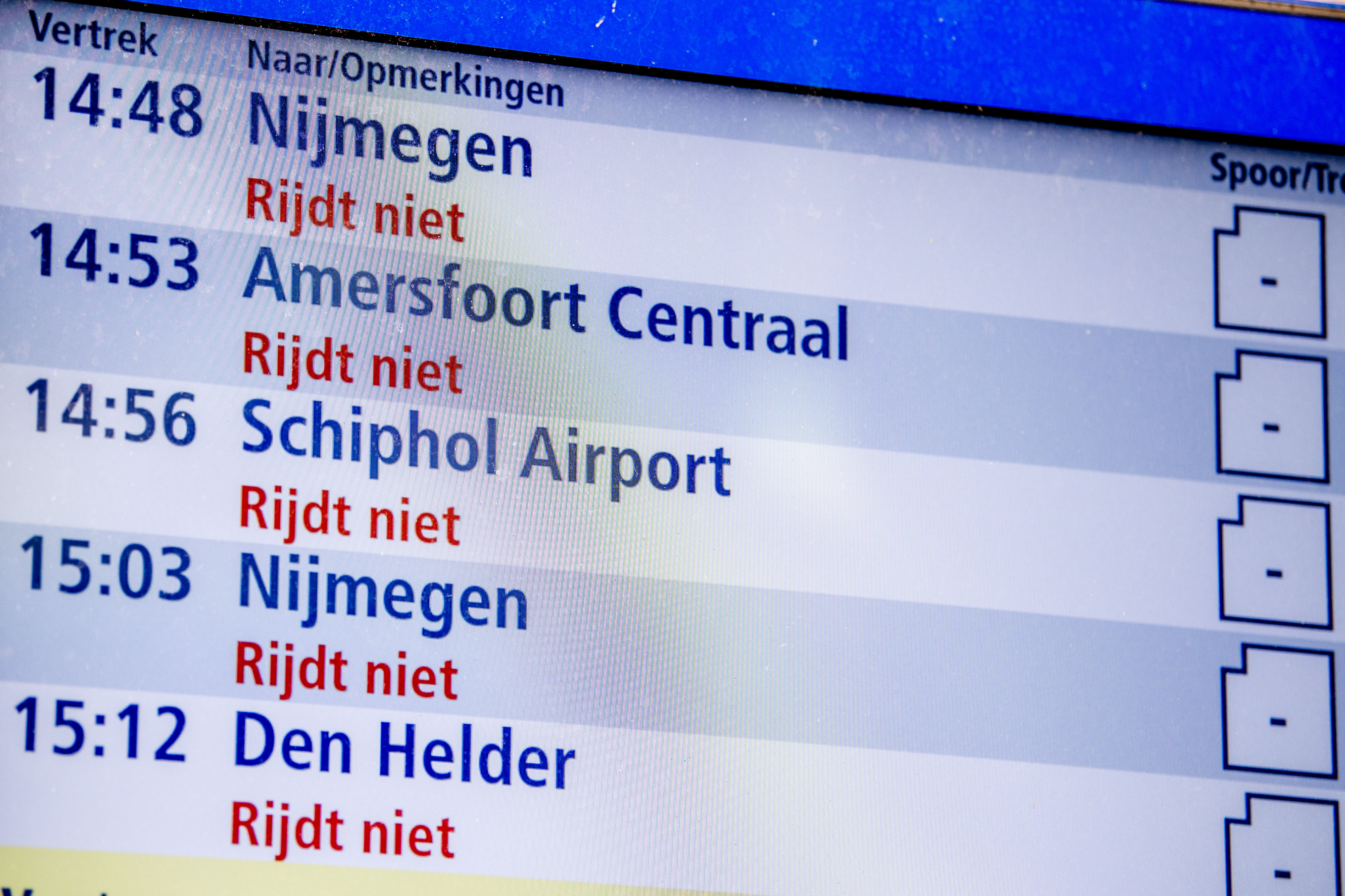 Treinverkeer In Vrijwel Heel Nederland Plat Door Grote Technische Storing Hart Van Nederland