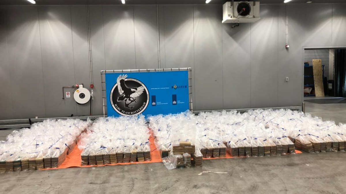 Bijna 4200 kilo cocaïne onderschept in Rotterdamse haven