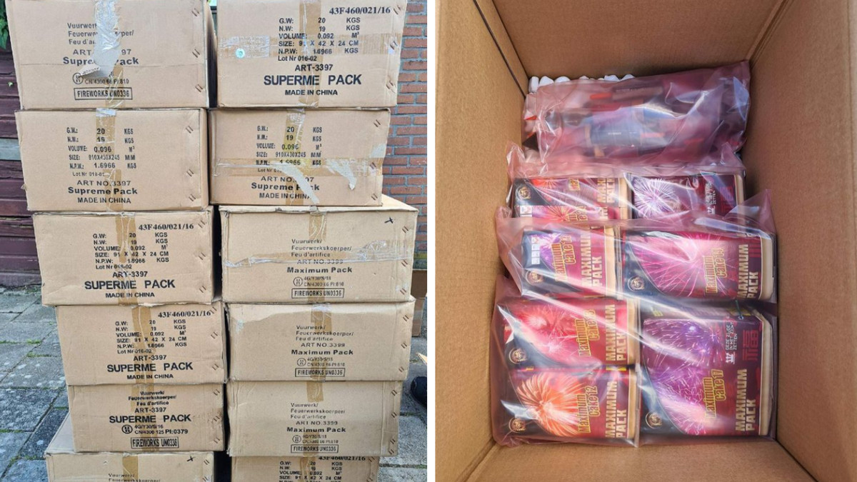 Politie vindt 265 kilo vuurwerk in woonwijk Dronten
