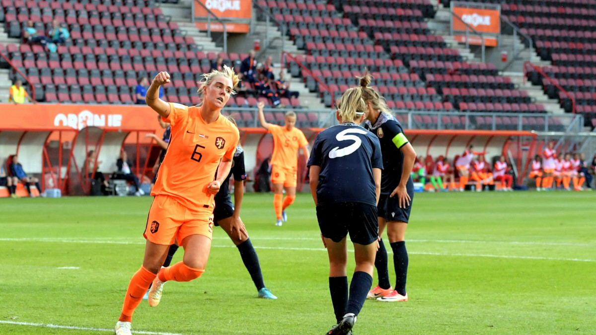 Oranjeleeuwinnen winnen in kwalificatie voor WK van Belarus - ANP