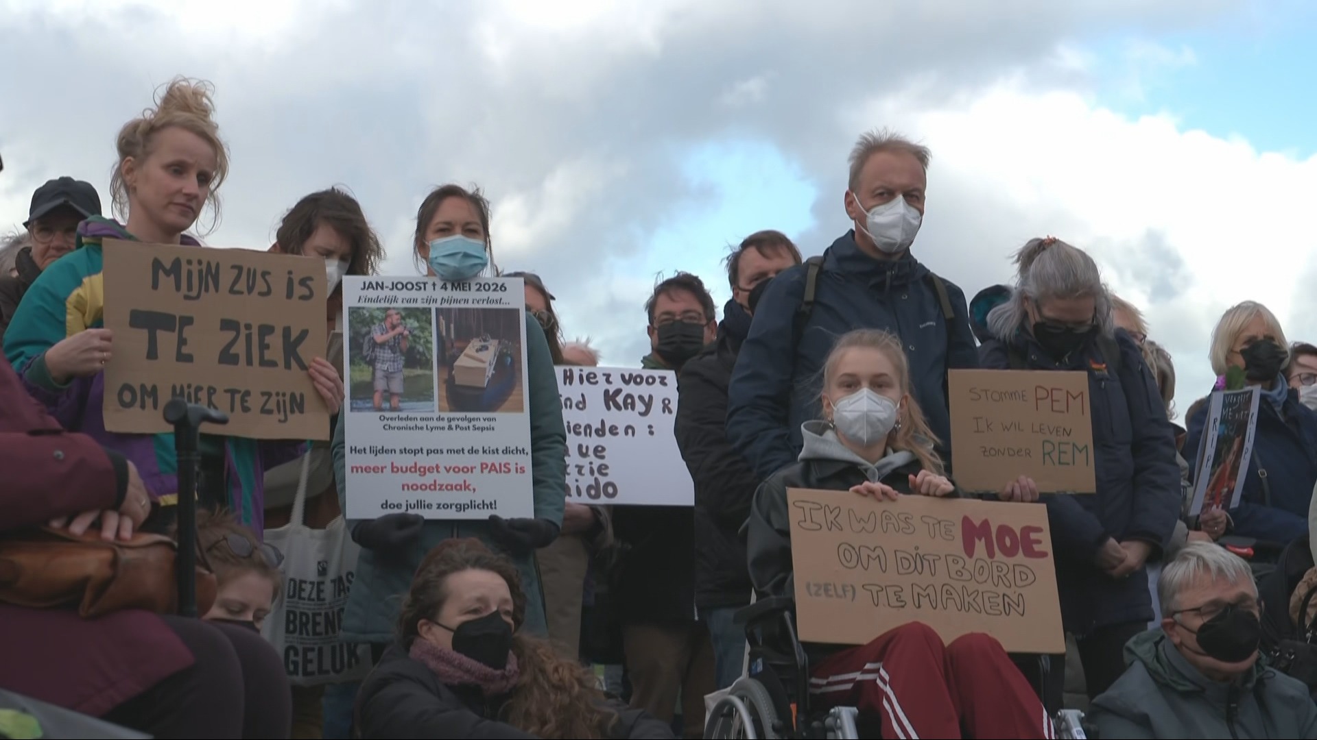 Malieveld protesters demand research funds for post-infectious syndromes