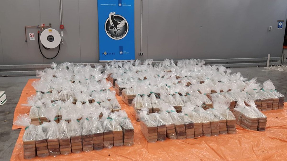 Douane vindt 1760 kilo cocaïne in Rotterdamse haven