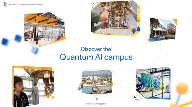 Screenshot of Google Quantum Labs website