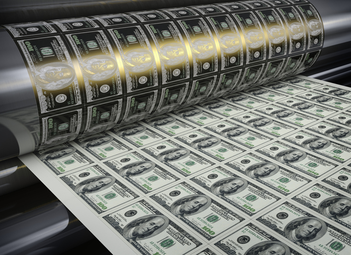 Money printer stopped going “brrr” (Matthias Kulka/The Image Bank via Getty Images)