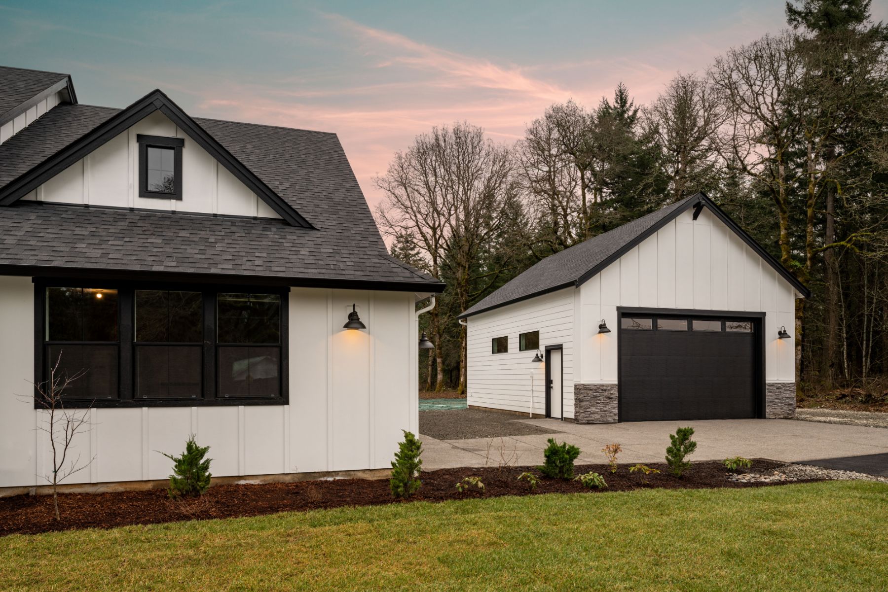 detached garage addition