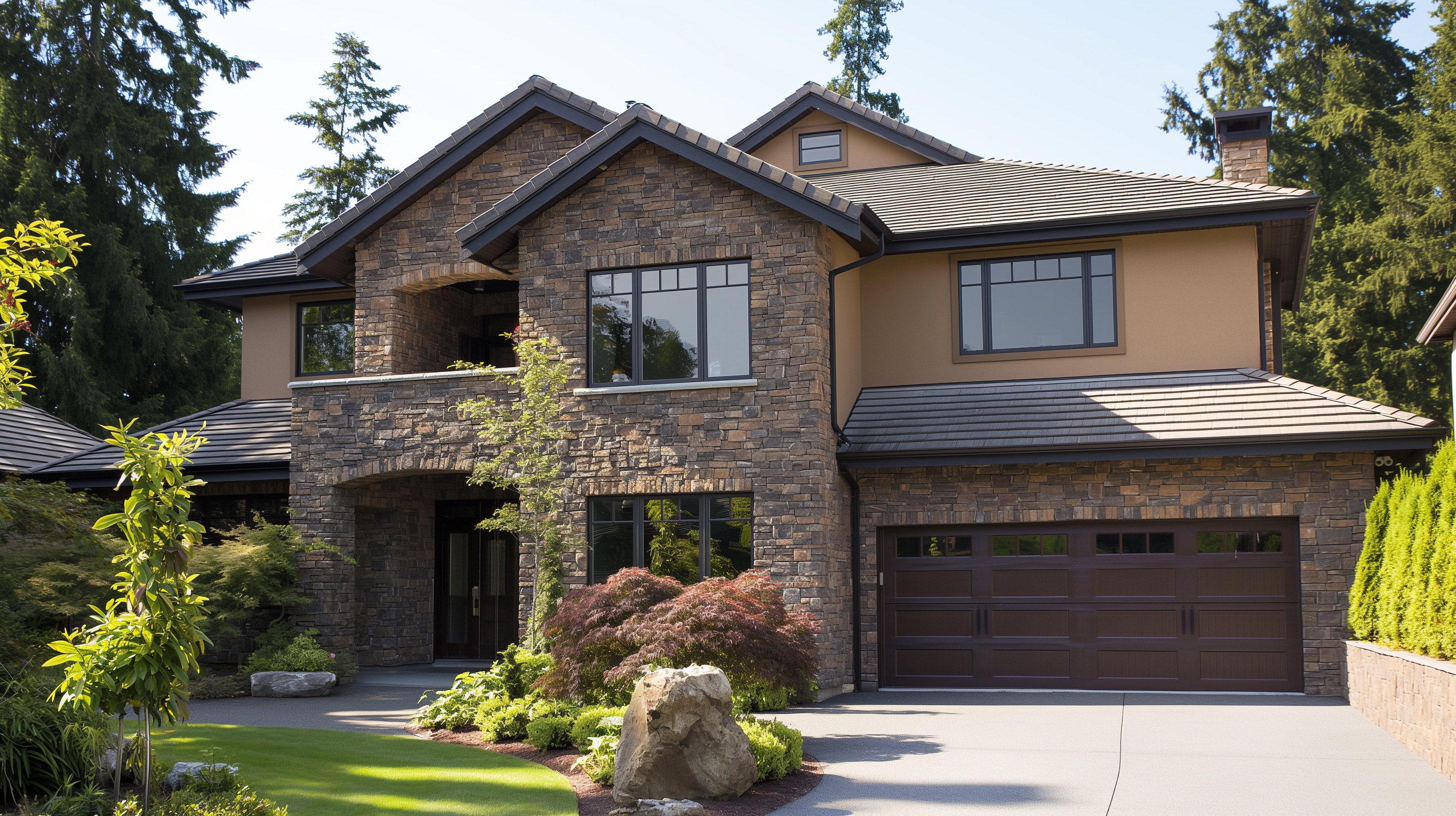 faux stone siding