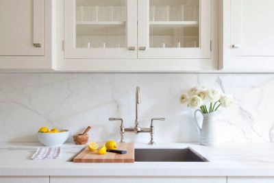 marble backsplash