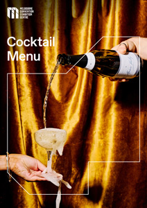 Cover image of the MCEC cocktail menu.