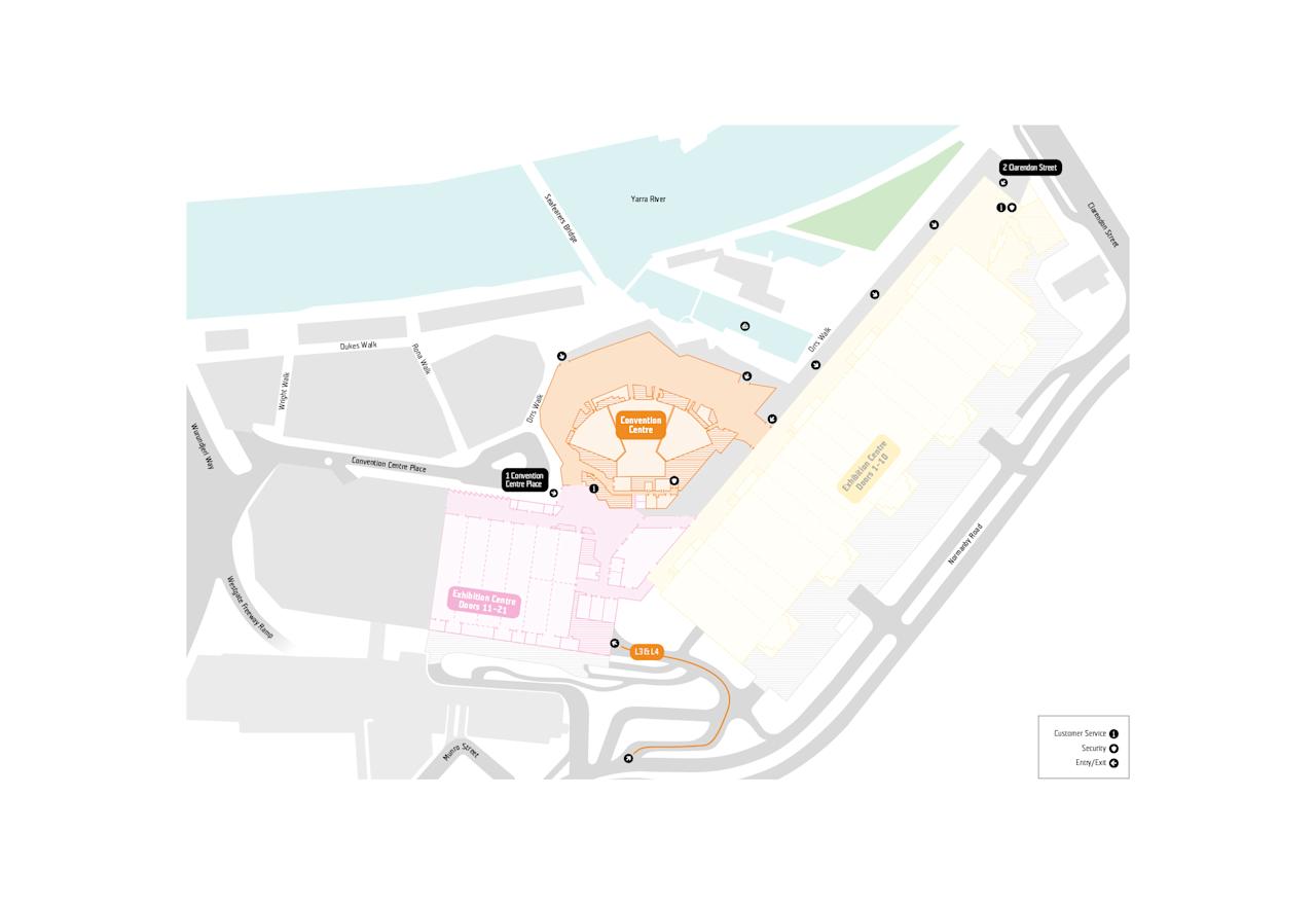 Mcec Map Exhibitor Resources | Plan Your Stand | MCEC