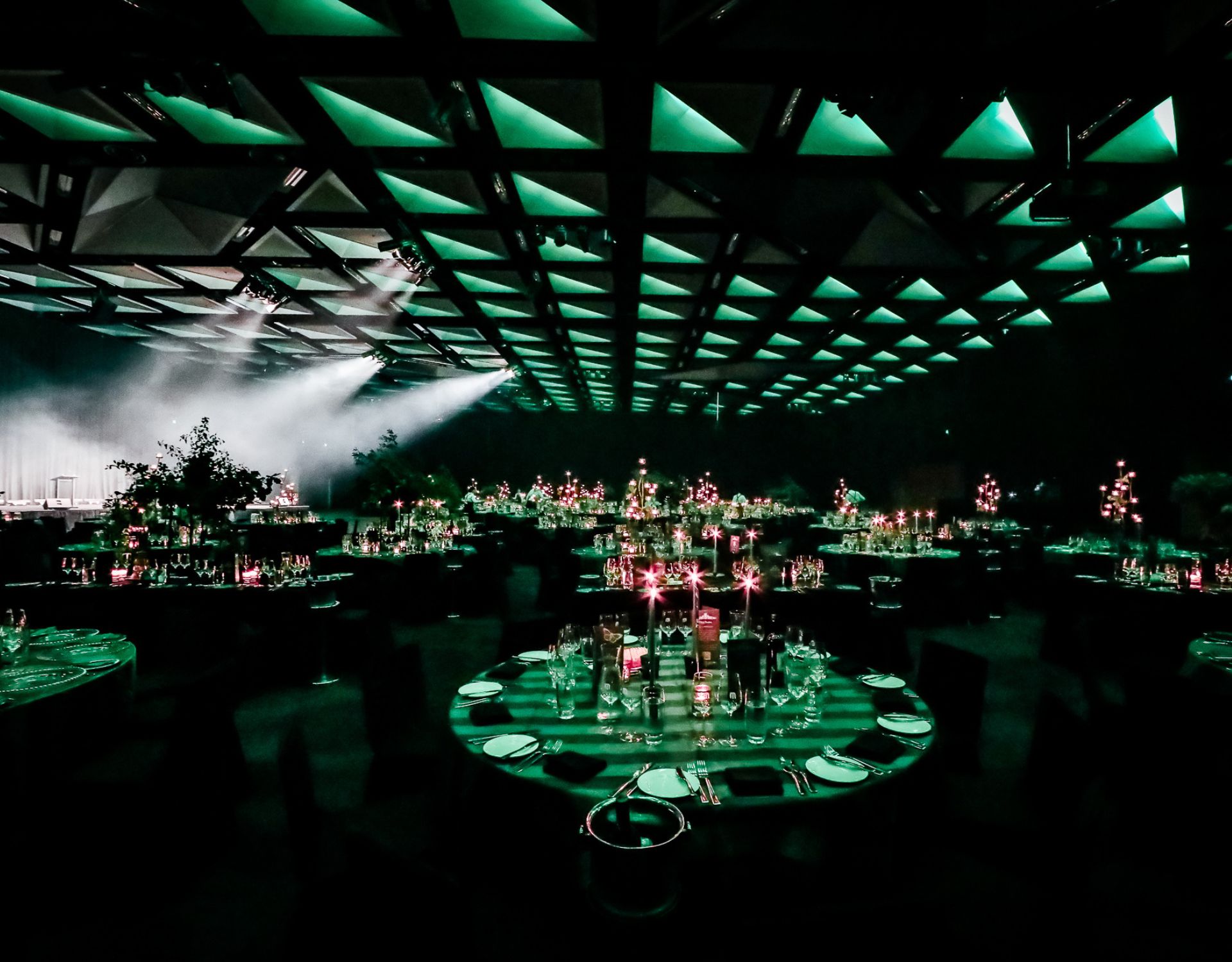 Gala dinner setup
