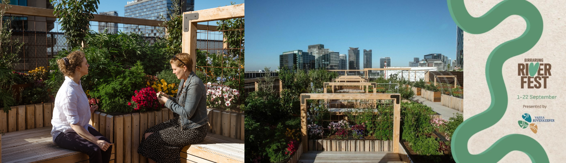 Melbourne Skyfarm Tour, part of the 2024 Birrarung Riverfest.