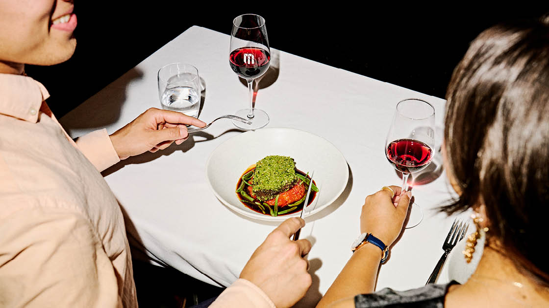 Cover image of the MCEC gala menu.