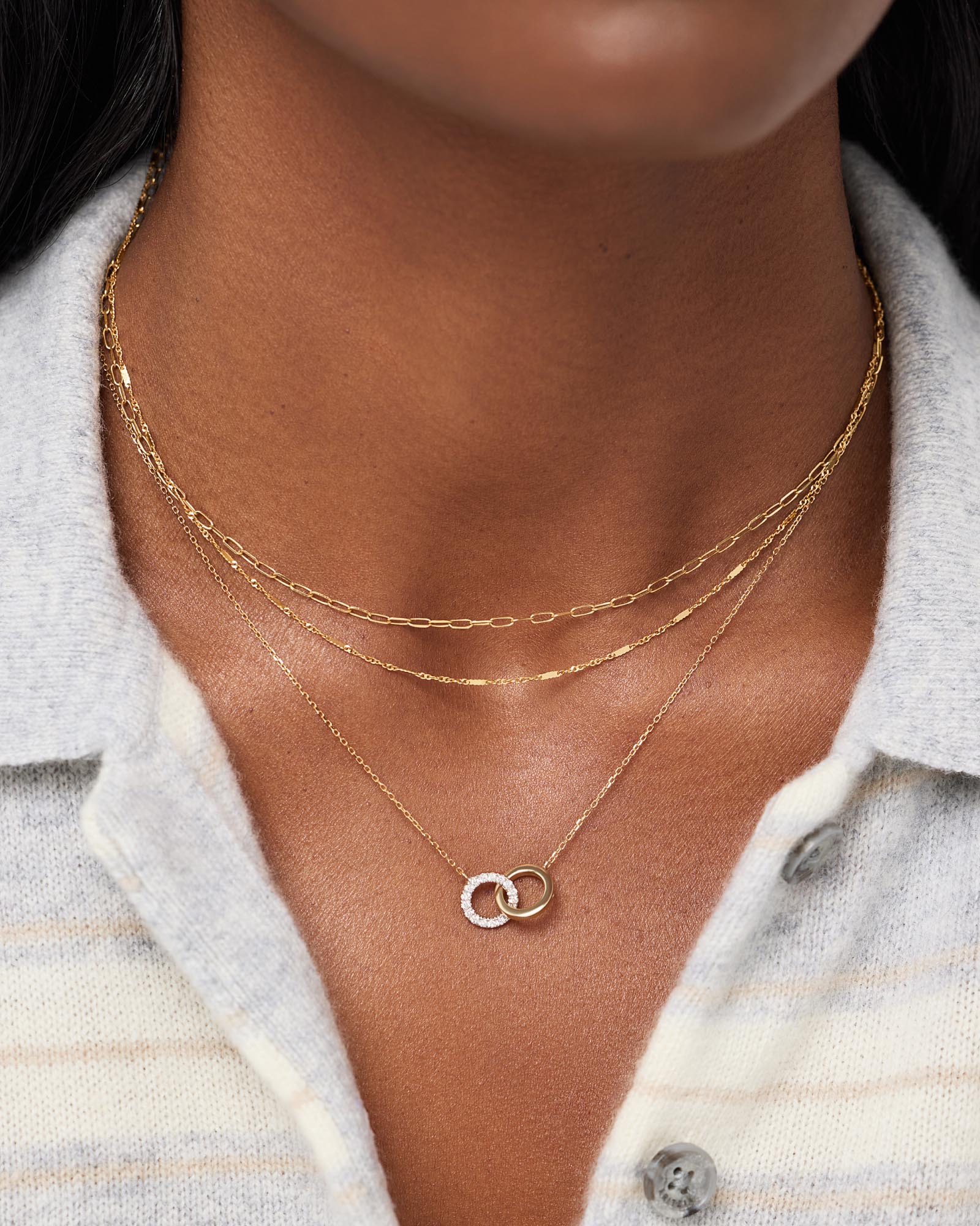 Duo Links Diamond Necklace - Shop the look