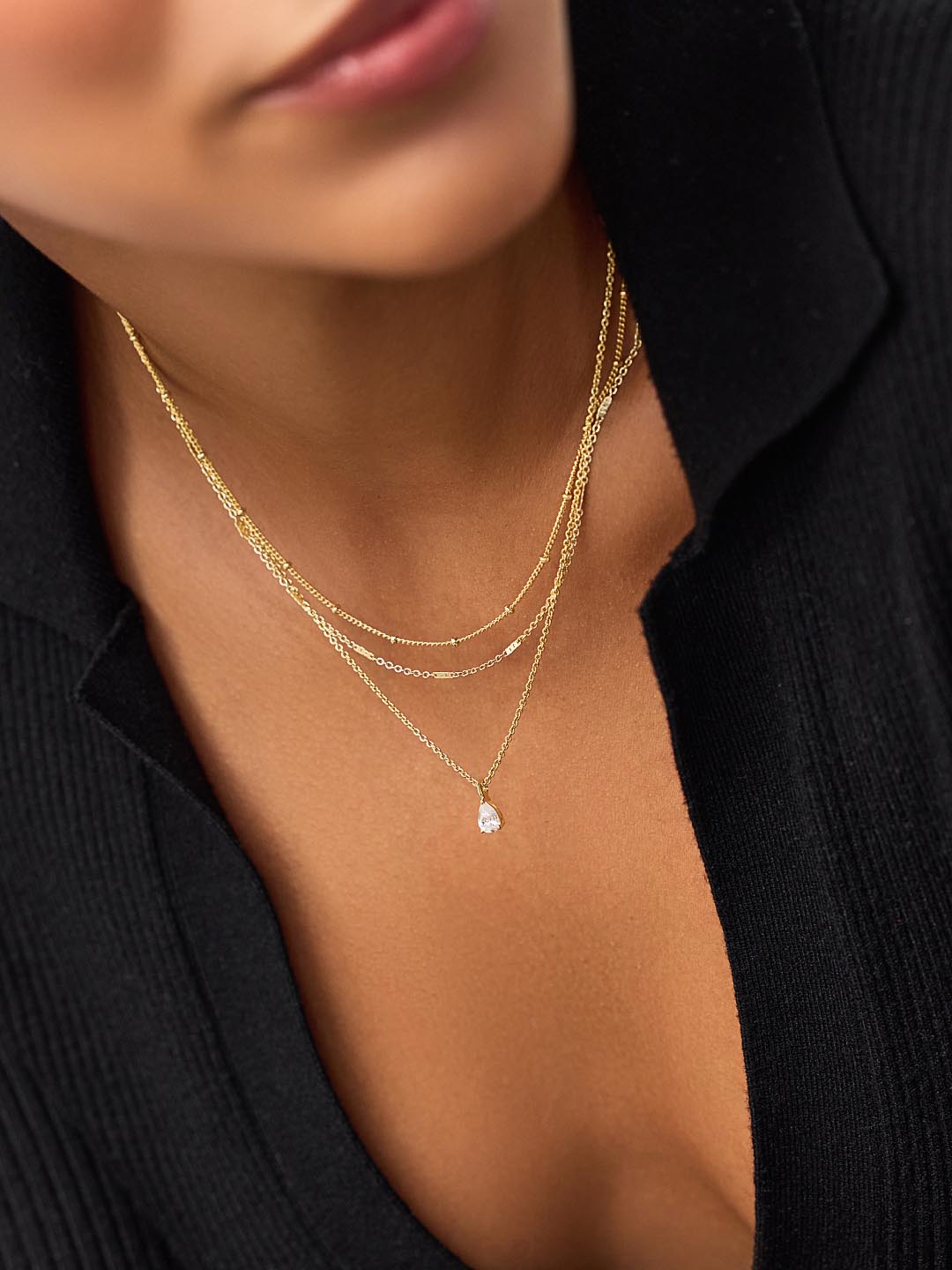 ネックレス・ペンダント EOU STUDIO small ball chain necklacegold Small Ball Chain Necklace - Ana Gold | Ana Luisa | Online