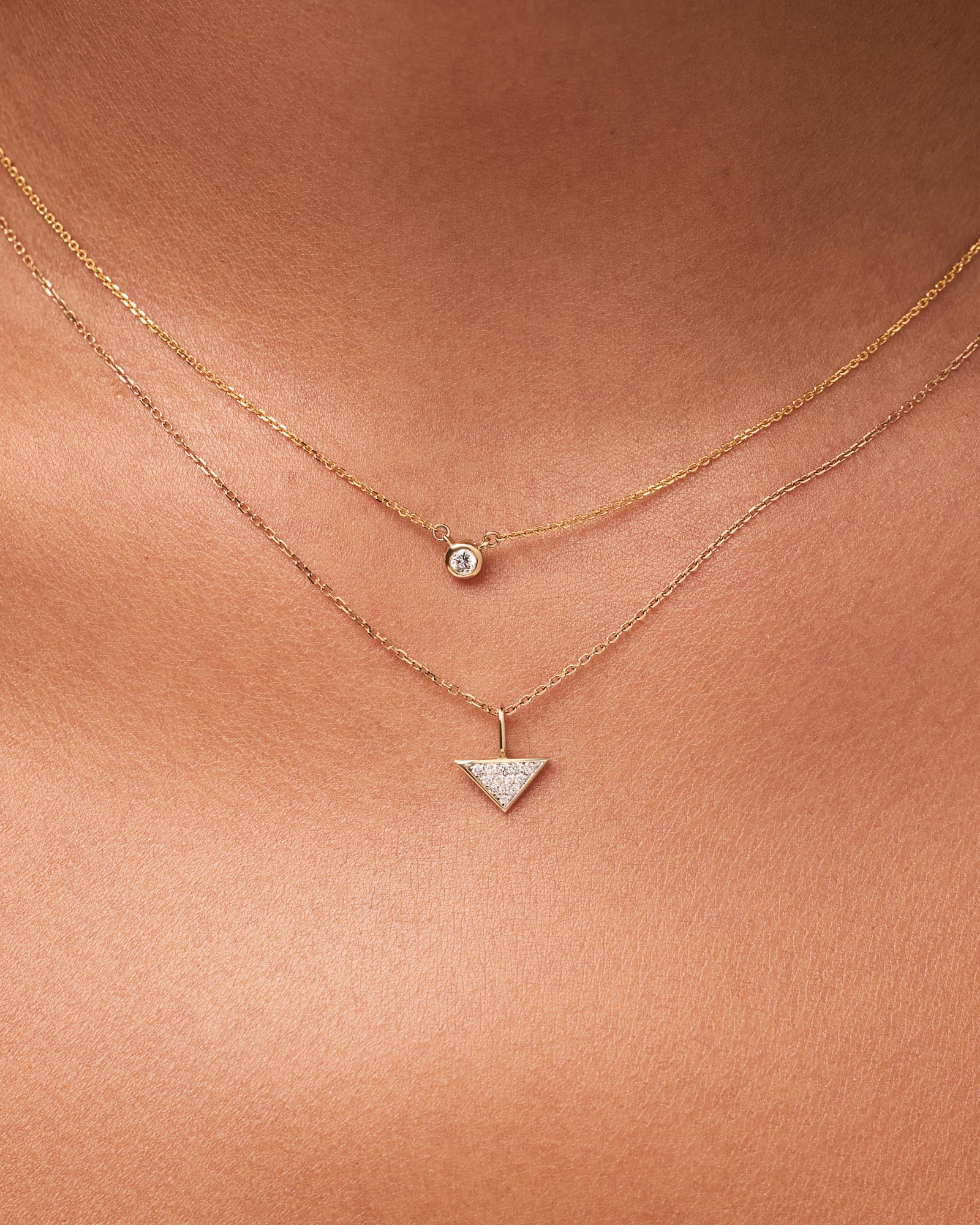 Trillion Diamond Charm Necklace - Shop the look