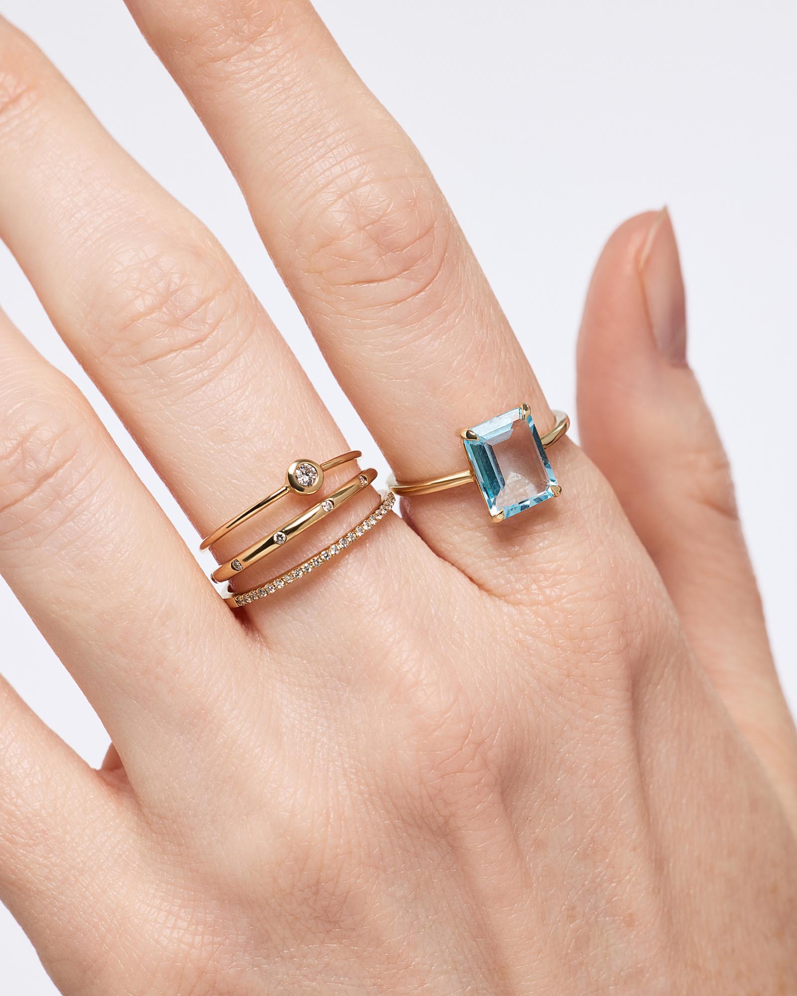 Blue Topaz Spritz Ring - Shop the look