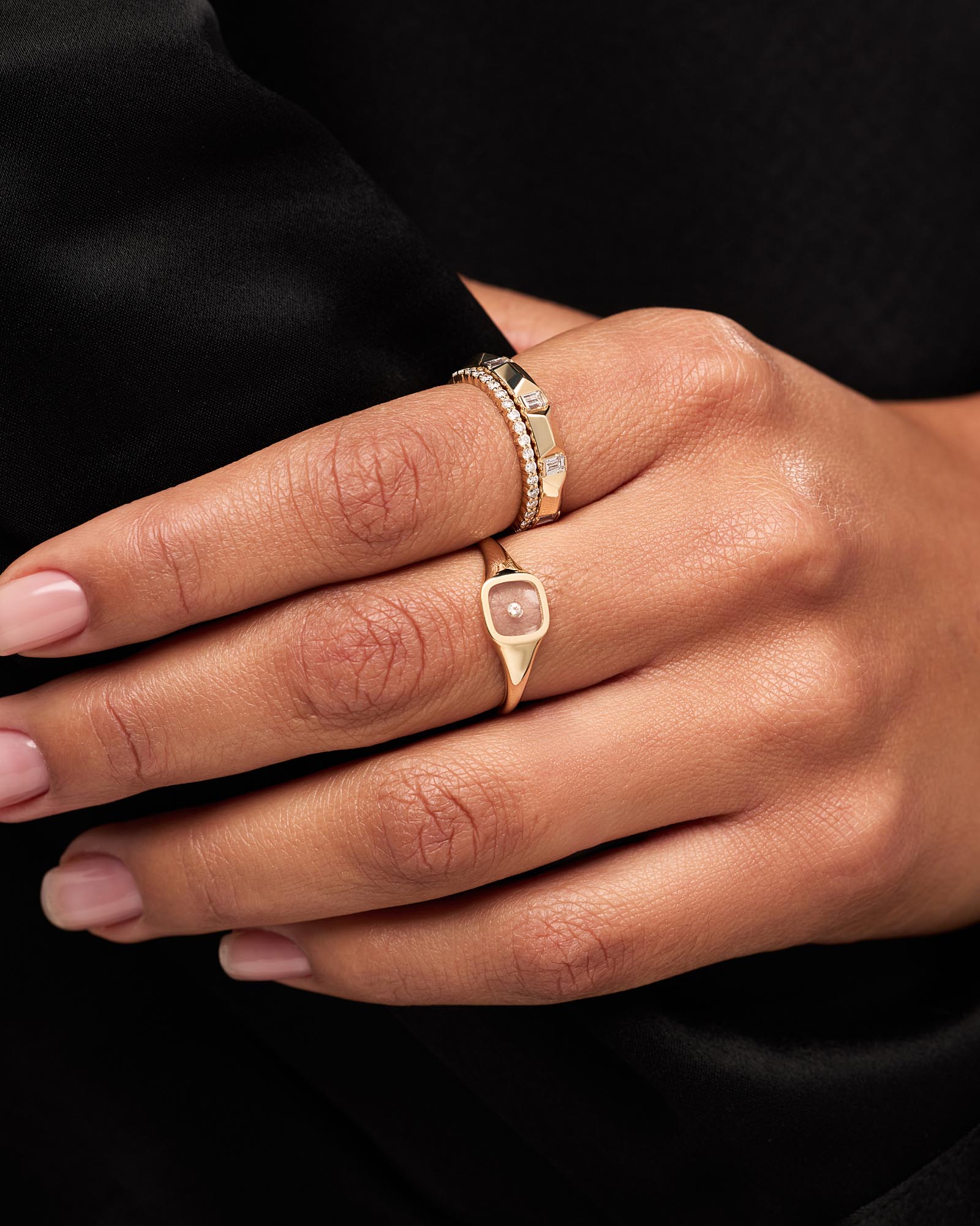 Astrid Diamond Station Ring - Shop the look