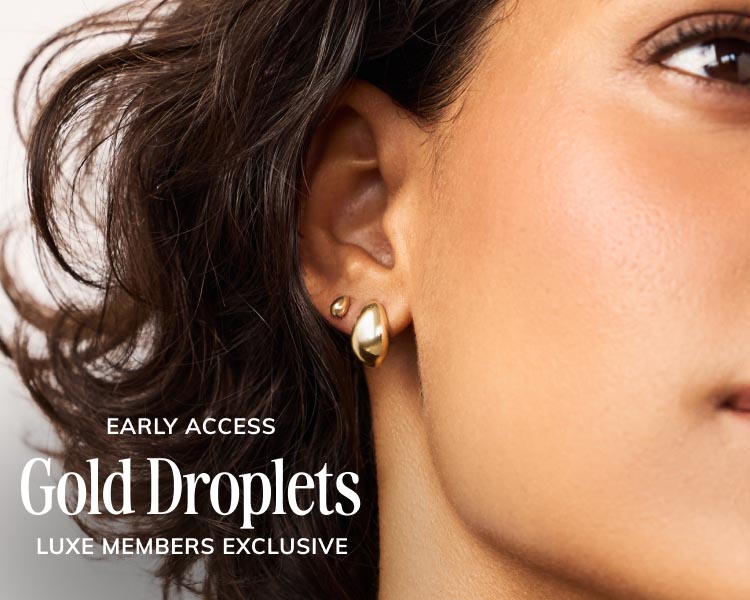 Early Access Solid Gold Banner Ana Luisa Jewelry