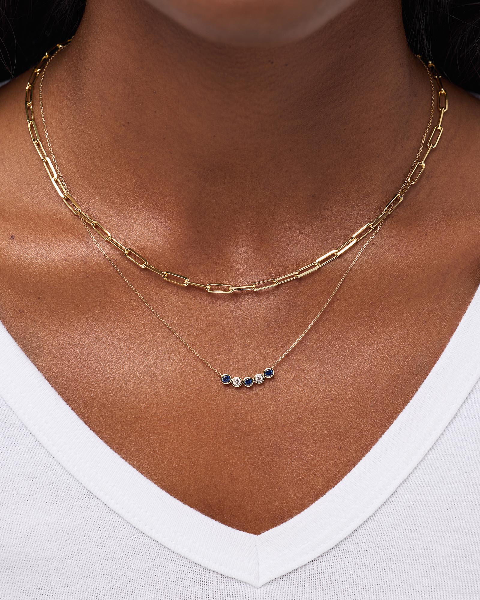 5 Stone Birthstone Necklace - Shop the look