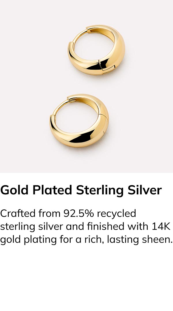 Gold Plated Sterling Silver