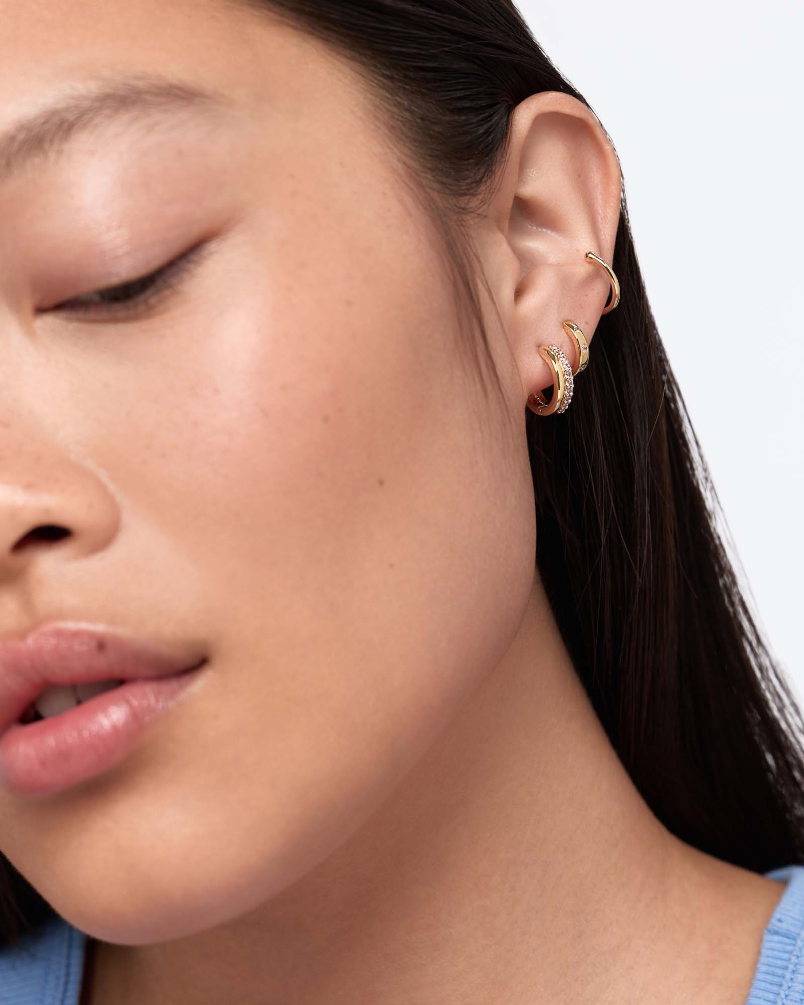 Selena Huggie Hoops - Shop the look