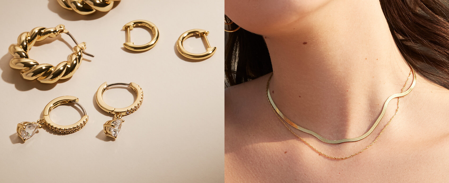 Ana Luisa Jewelry Earring Huggie Hoop Delicate Huggie Hoops Elise