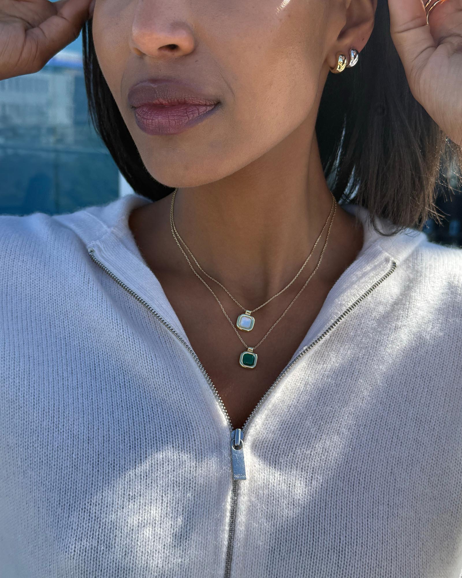 Clara Pendant Green Onyx - Shop the look