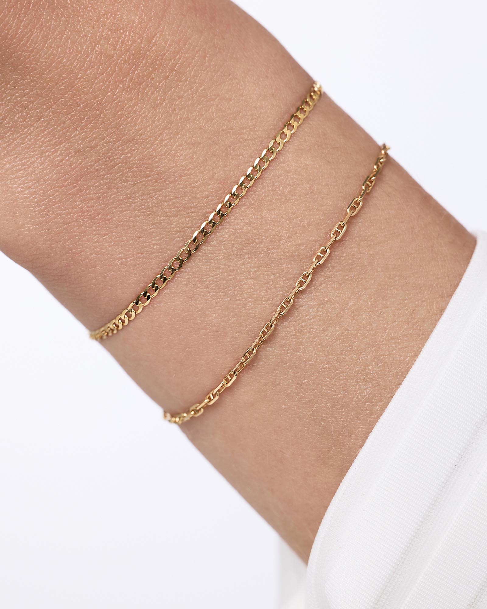Mini Curb Chain Bracelet - Shop the look
