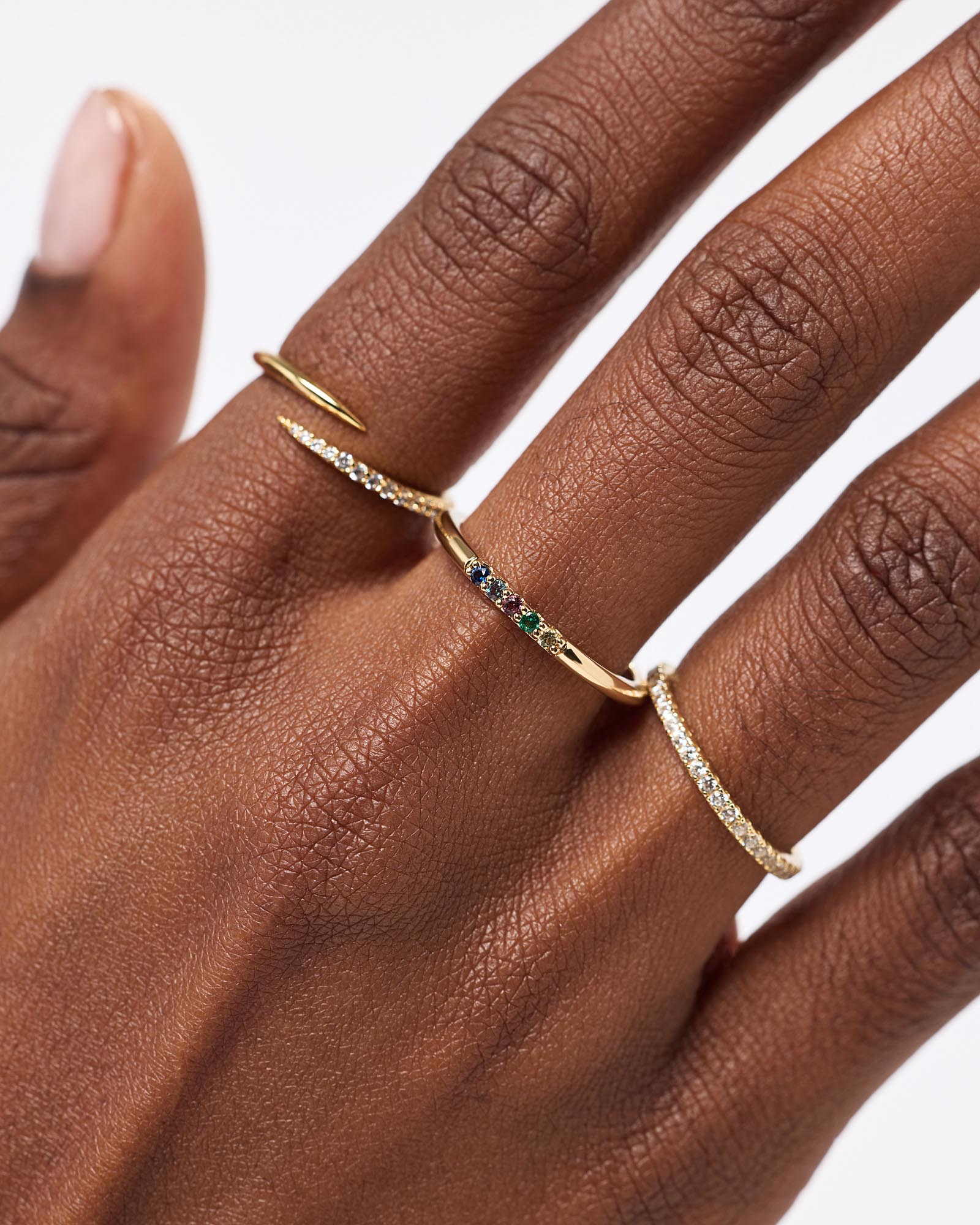 5 Stone Birthstone Ring - Shop the look