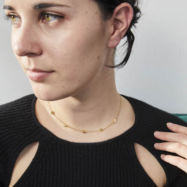Flower Station Necklace Rowena Necklace Ana Luisa Jewelry