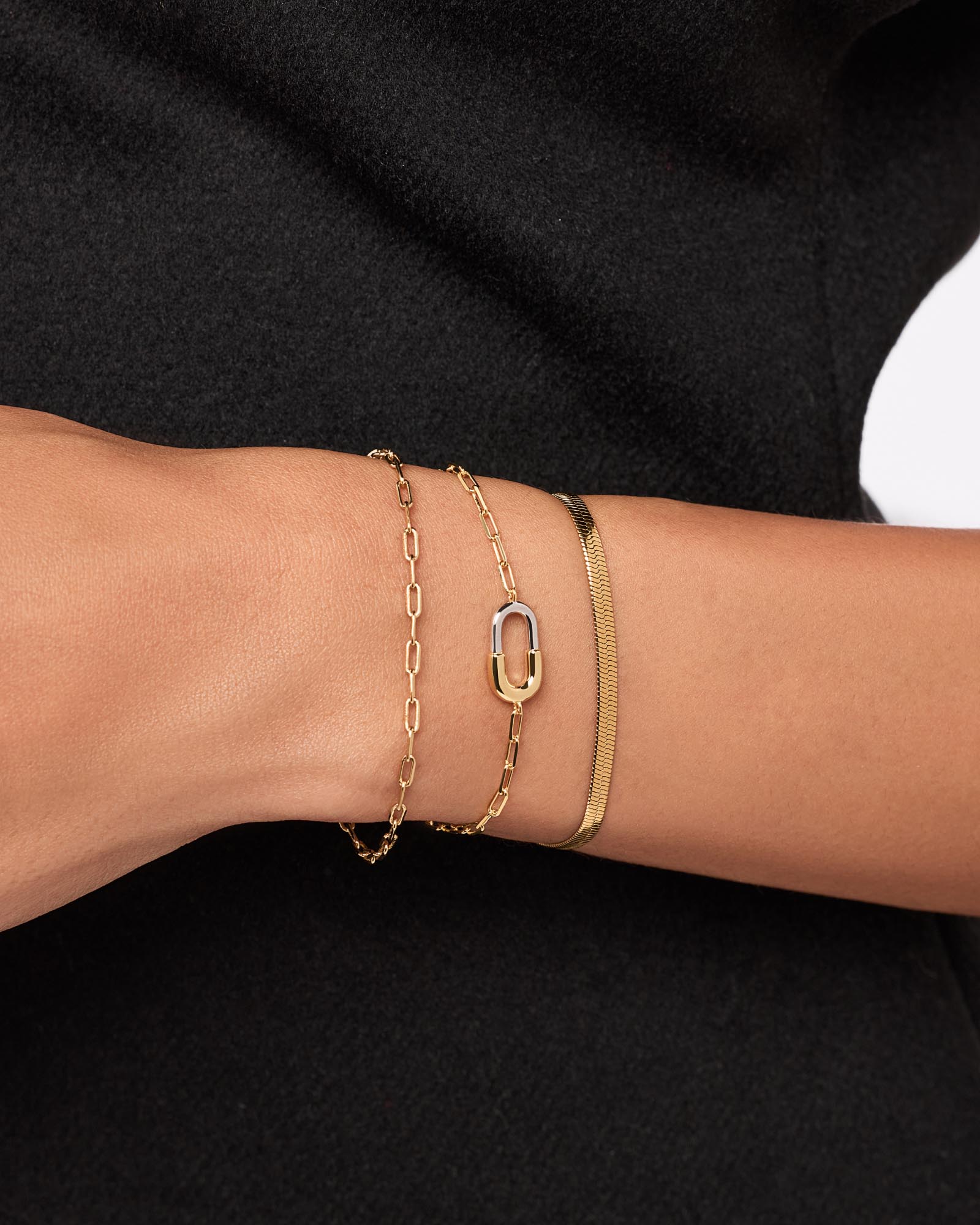 Gold Charm Bracelet - Blake Bracelet - Shop the Look