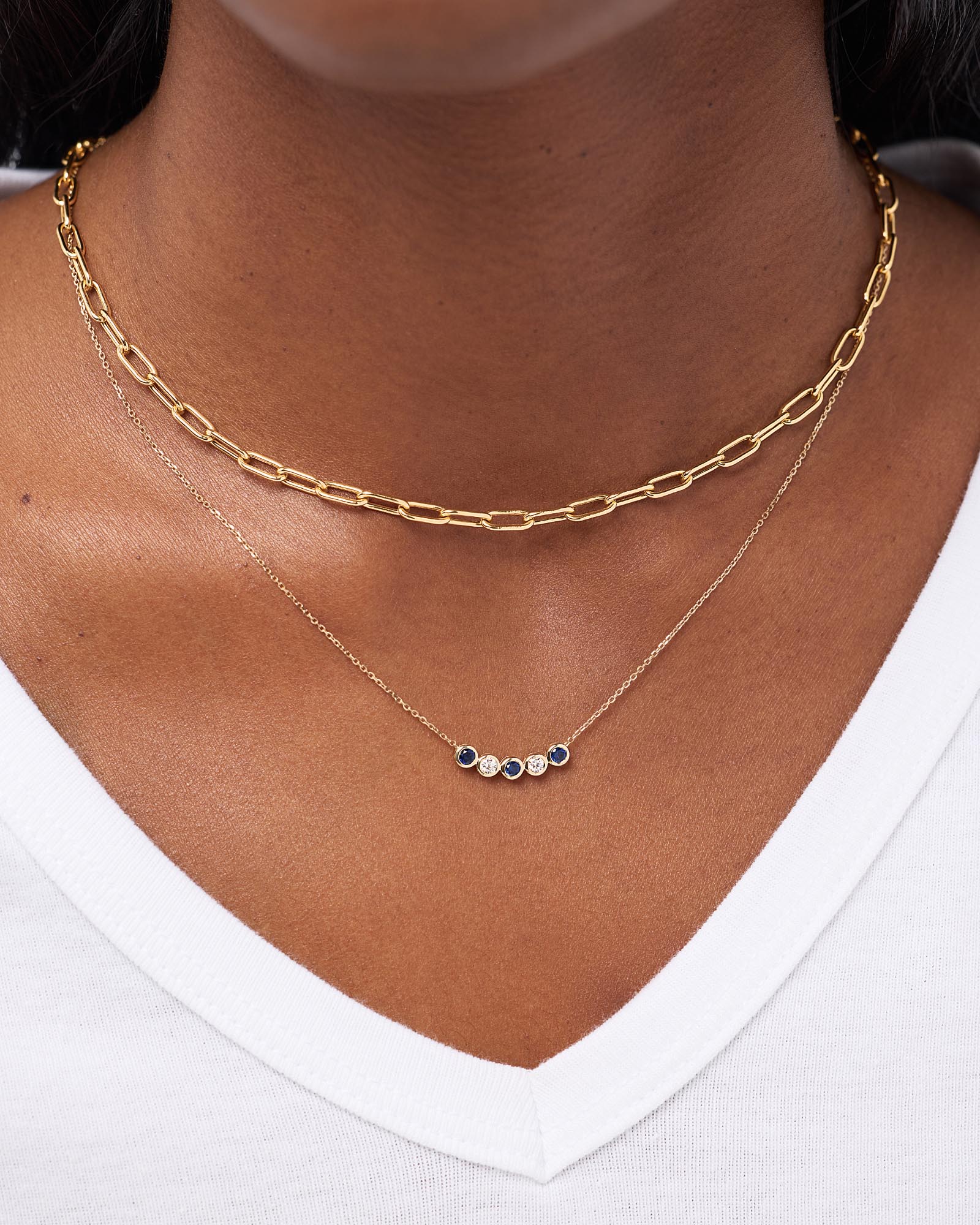 5 Stone Birthstone Necklace - Shop the look