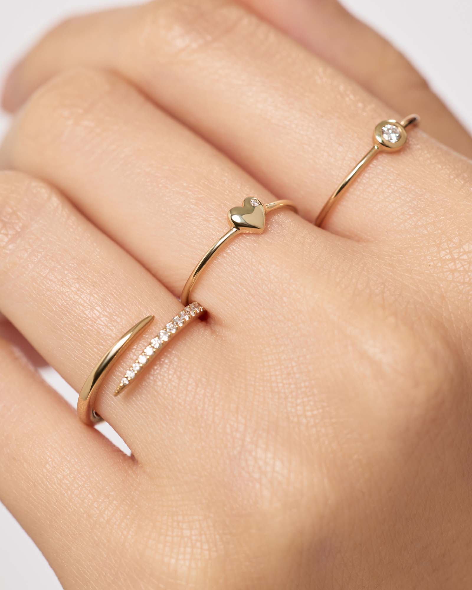 Mini Diamond Heart Ring - Shop the look