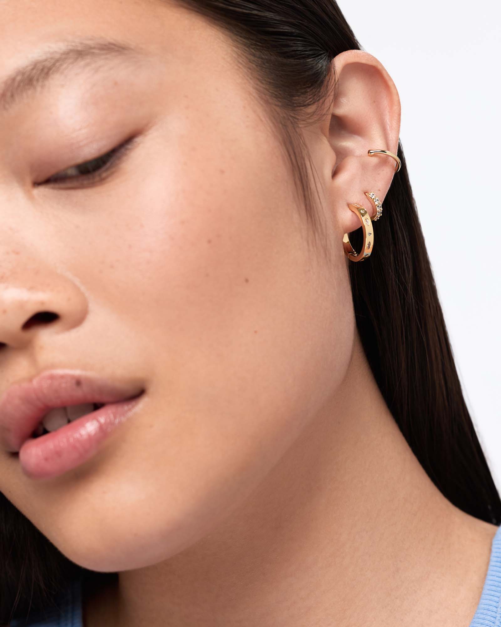Selena Medium Hoops - Shop the look