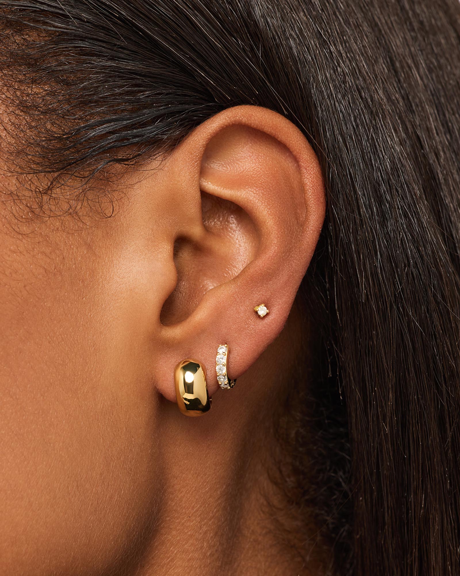 Giulia Bold & Suzanne, Mini Diamond Studs