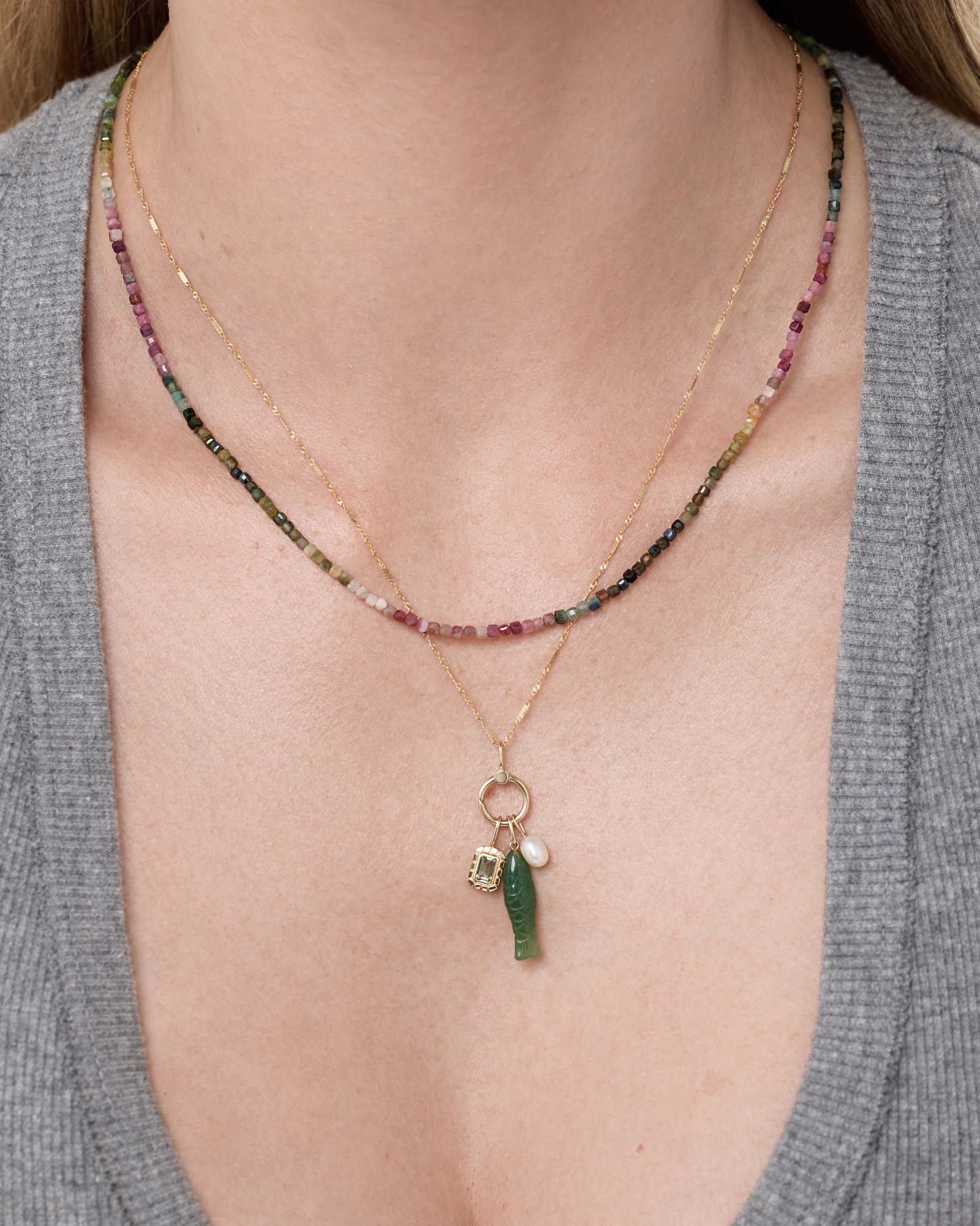Tourmaline Beaded Necklace - Shop the look