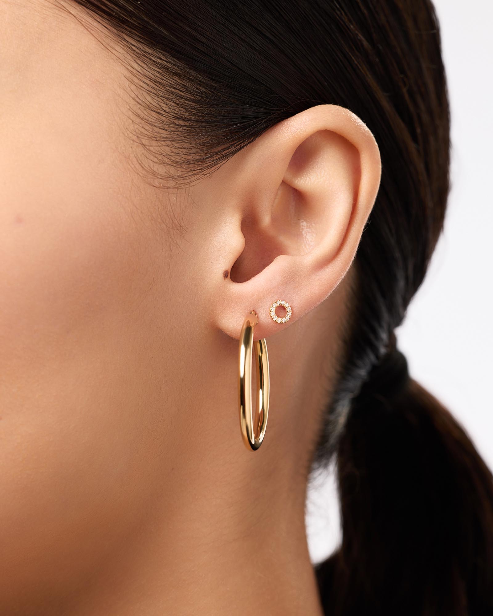 Diamond Circle Studs - Shop the look