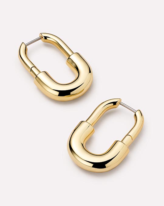 Gold Drop Earrings - Rox Mini Double | Ana Luisa | Online